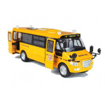 Školský kovový autobus - žltý